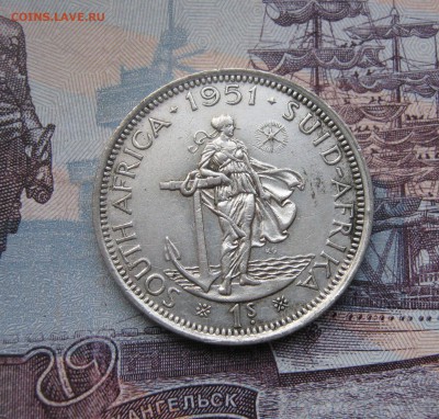 1 шилинг ЮАР 1951г. до 21.10.2017 22.00МСК - 1 шилинг ЮАР 1951г. 150..JPG