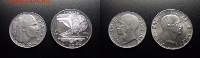МОНЕТЫ МИРА 10-17 - Италия (набор №6... 20ч. + 50ч. (1942)) (2 шт.)