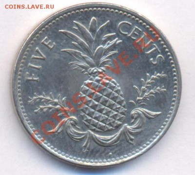 Багамы  5 центов.1998 г. До 16.03.11 г. 20-00 МСК. - Багамы 98.1