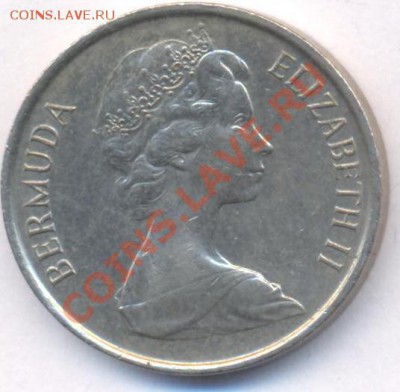 Бермуды 5 центов.1981 г.  До 16.03.11 г. 20-00 МСК. - Бермуды 81.1