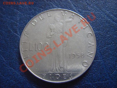 Ватикан 100 лир 1958 до 15.03 в 21.00 М - LPIC7160.JPG