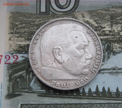 2 рейхсмарки 1938г. до  28.10.2017 22.00МСК - 2 рейхсмарки 1938г. 300р...JPG