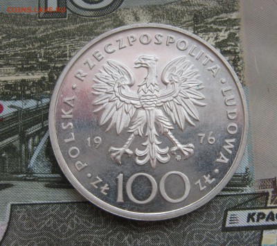 100 злотых Польша Костюшко 1976г. до 28.10.2017 22.00МСК - 100 злотых Польша Костюшко 1976г. 400р...JPG