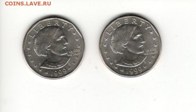 США. Сьюзен Энтони 1999, Орлы, Индианка - Энтони Б