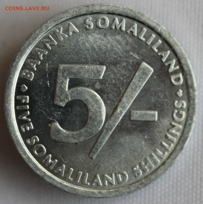 С 1 РУБ.  СОМАЛИЛЭНД 5 шиллингов 2005г. СЛОНЫ до 30.10 - IMG_9181.JPG