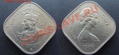 - Гернси 10 шиллингов 1966 квадрат. - 18.03.2011 - 10шил1966