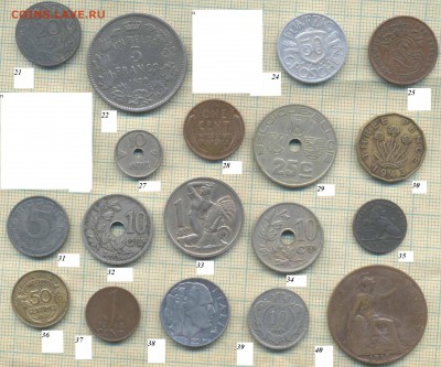 Монеты до 1950 г. , фикс. аукцион - 20монет 2