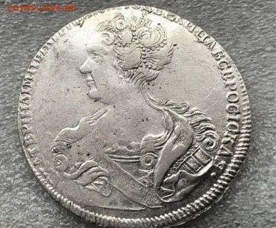 1 Рубль 1725 г. Е1  Оцекна - IMG_0215.JPG
