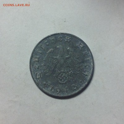 ГЕРМАНИЯ. 1 пфенниг. 1942г. - 1 (31)