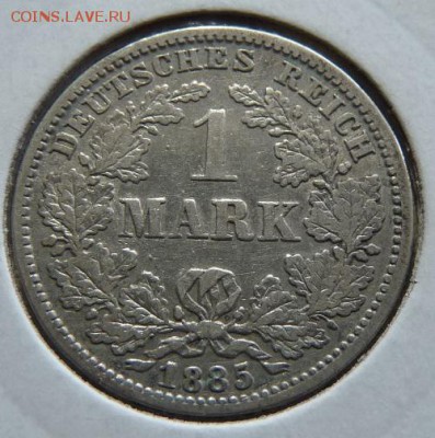 Германия, 1 м. 1885 G, до 22.00 1.11. - P1170869.JPG