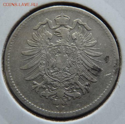 Германия, 1 м. 1885 G, до 22.00 1.11. - P1170870.JPG