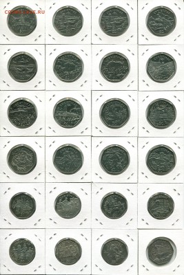 О.Мэн 50п 24шт CHRISTMAS 1982-2004  до 30.10.17 22-00 мск - IoM Chr-r