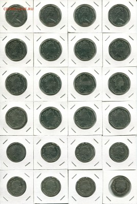 О.Мэн 50п 24шт CHRISTMAS 1982-2004  до 30.10.17 22-00 мск - IoM Chr-a