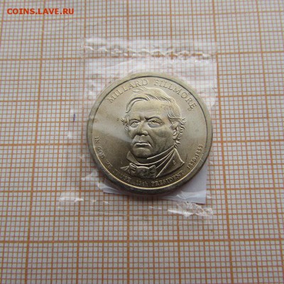 США 1 доллар 2010 Президент №13 Миллард Филлмор D.До 27.10. - лот