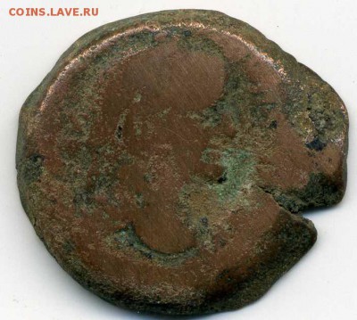 Крупная бронзовая монета. - хх753