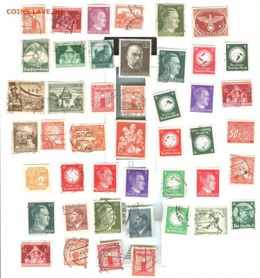 марки немцы 45шт. - 001