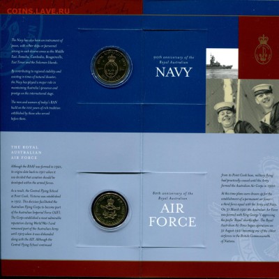 Австралия набор 1$ 3шт. силы обороны до 31.10.17 22-00 мск - Aus.2001 set-r1