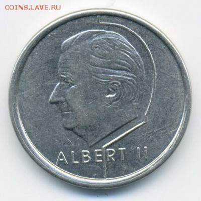 Бельгия 1 франк 1998 - Бельгия_1франк-98_А