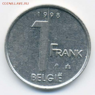 Бельгия 1 франк 1998 - Бельгия_1франк-98_Р