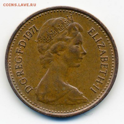 2 пенни 1971 - Британия_полпенни-1971_А