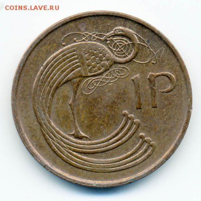 Ирландия 1 пенни 1995 - Ирландия_1пенни-1995_Р