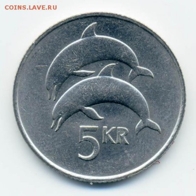 Исландия 5 крон 1987 - Исландия_5крон-1987_Р