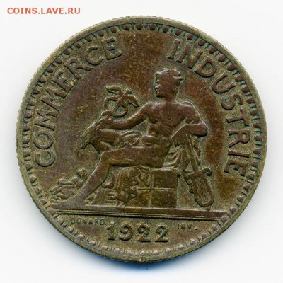 Франция 2 франка 1922 - Франция_1922-2франка_А