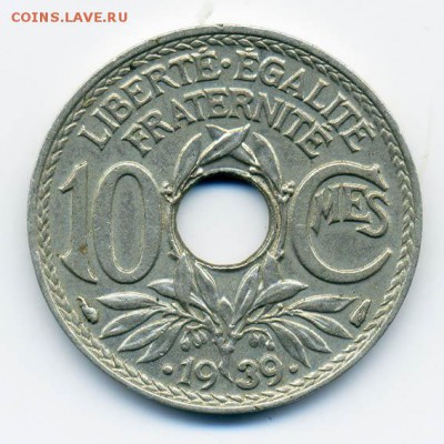 Франция 10 сантимов 1939 - Франция_1939-10сантимов_Р