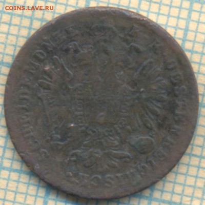 Австрия 1 kreuzer 1863 Е, оценка - Австр