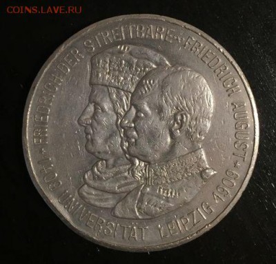 5 марок 1909 500-летие Лейпцигского университета - 3924554518