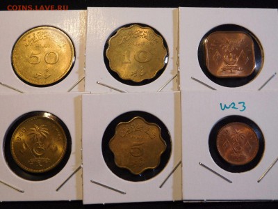 Мальдивы 1,2,5,10,25,50 лаари 1960г.г aunc - maldives set