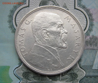 10 крон Чехословакия Масарик 1928г. до 04.11.2017 22.00МСК - 10 крон Чехословакия Масарик 1928г. 380р..JPG