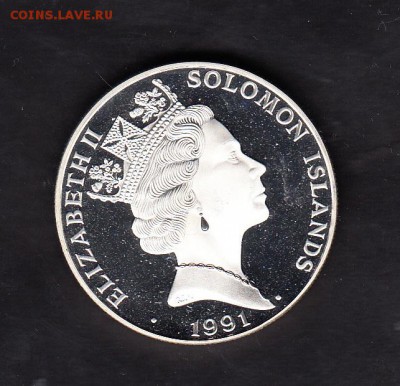 Соломоновы острова 1991 10 $ олимпиада ( серебро) - 100а