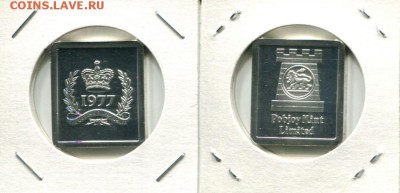 Жетон Ag Pobjoy Mint Ltd 1977 до 02.11.17 22-00 мск - Ppbjoy Mint 1977