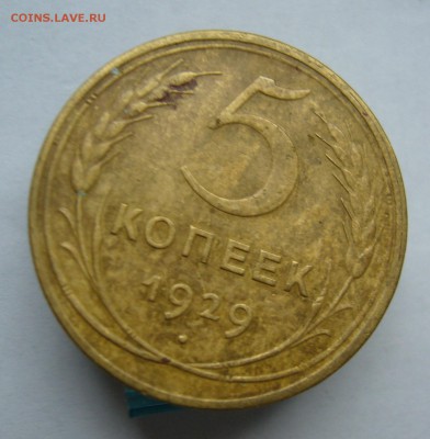 5 копеек 1929 с 200 руб до 1.11 в 22-00 - P1040347.JPG