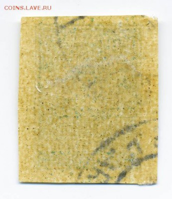 Деникин, Единая Россия, 1919, 35 коп. - почта-марка_Деникин-1919_35коп_гаш_оборот