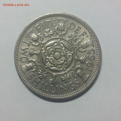 АНГЛИЯ. 2 шилинга. 1965г. - 1 (64)
