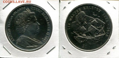 Бр.Виргин.о-ва 1$ разные по ФИКСу до 03.11.17 22-00 мск - BVI 1$ 2002 WR