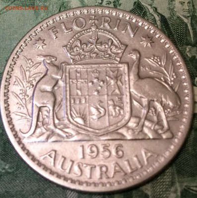 Флорин 1956г.Австралия до 03.11.17г. 22:15 мск - 21369458-2511-4B2E-9ABA-553E153687AC