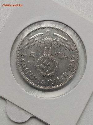 3 рейх, 5 марок 1937 A. БЛИЦ-аукцион, до 05.11.2017 22:00 - IMG_20170709_130744