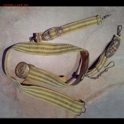 Морской парадный ремень. С подвесами. - Ремни4-min