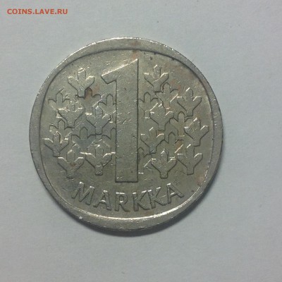 ФИНЛЯНДИЯ. 1 маррка. 1974г. - 1 (37)