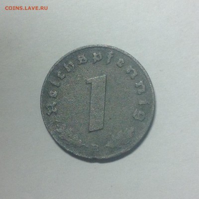 ГЕРМАНИЯ. 1 пфенниг. 1944г. - 1 (14)