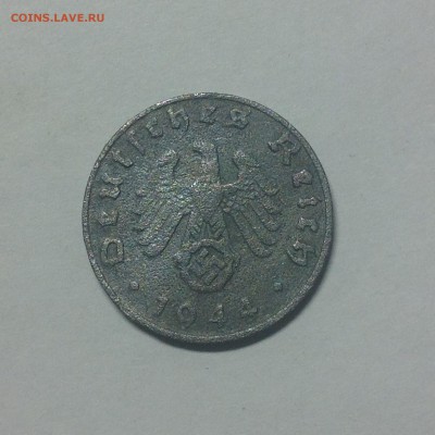 ГЕРМАНИЯ. 1 пфенниг. 1944г. - 1 (15)