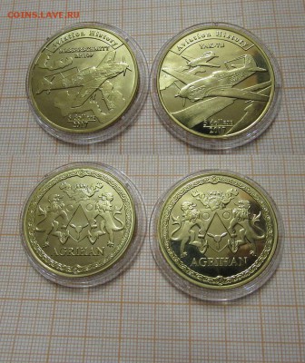 о.Агрихан 5 долларов 2017 Самолеты БФ-109 и Як-7Б.До 1.11. - самолеты 2017