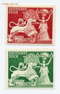 3-й рейх 10 лет общества ювелирного искусства 1942 - почта-марки_3йРейх-1942_10лет-общ-ювелирного-искусства