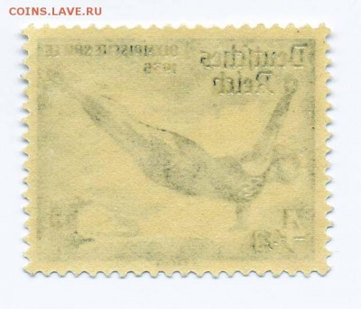 3-й рейх Олимпиада 1936 прыжки в воду - почта-марка_3йРейх-1936_Олимпиада-летняя_прыжки-воду_оборот