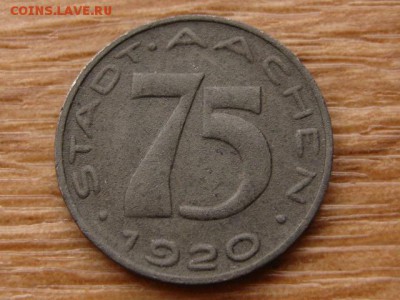 Аахен нотгельд 75 пфеннингов 1920 до 03.11.17 в 22.00 М - IMG_6115.JPG