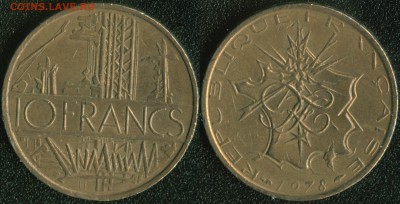 шт. №1 ФИКС! - Франция 10 франков 1978 