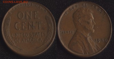 шт. №2 ФИКС! - США 1 цент 1940 №1